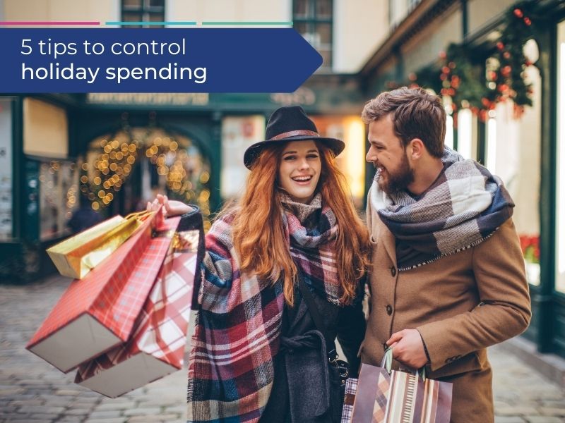 A couple who need help to control their holiday spending