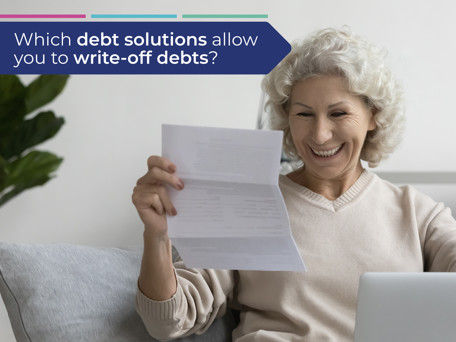 Which debt solutions allow you to write-off debts